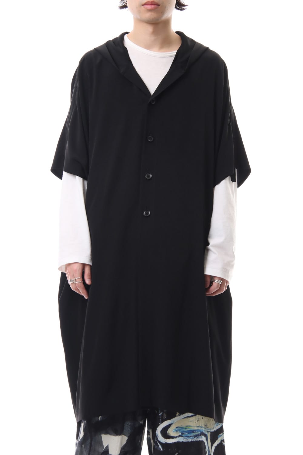 French Sleeve Hoodie Coat