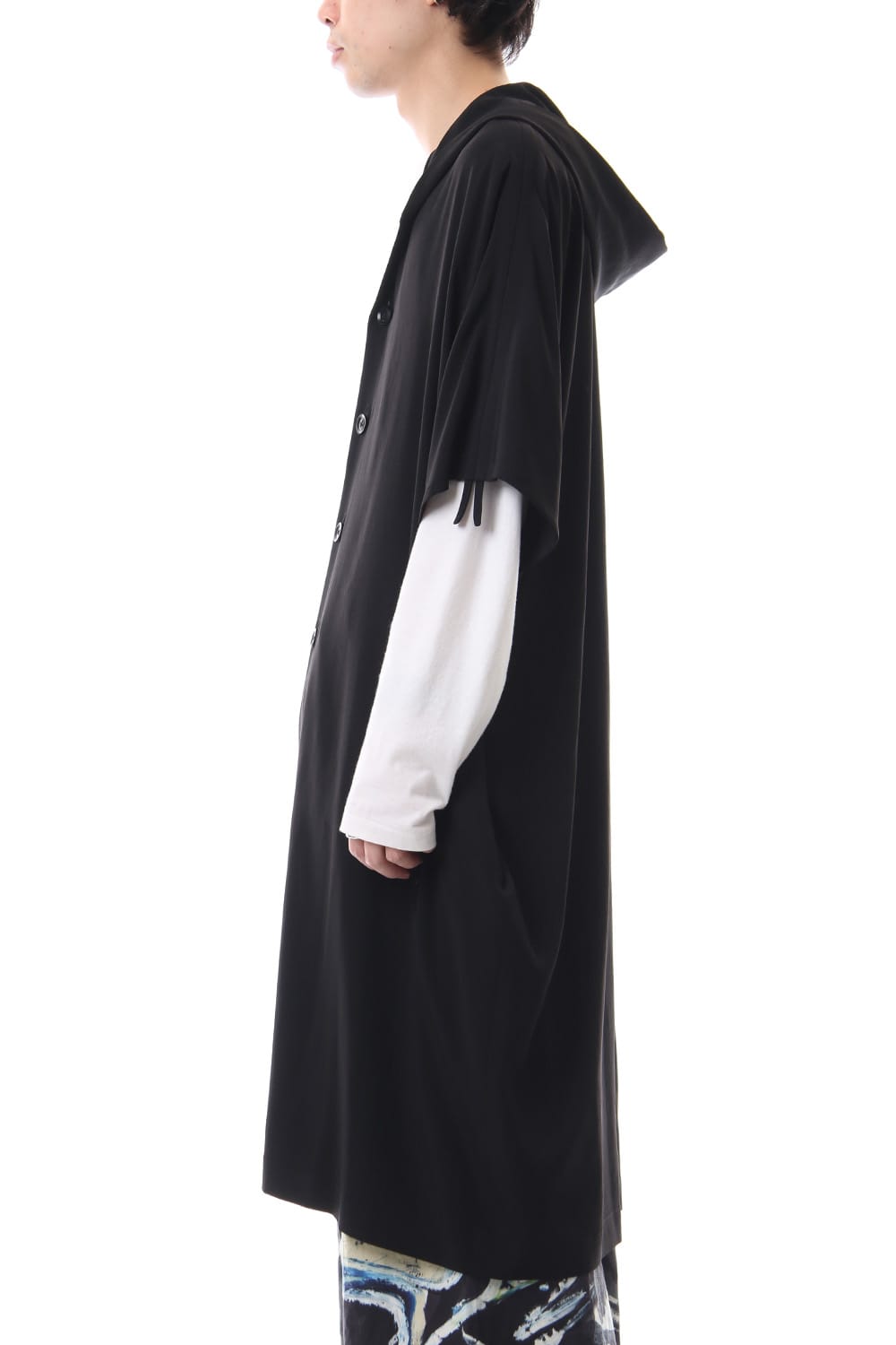 French Sleeve Hoodie Coat