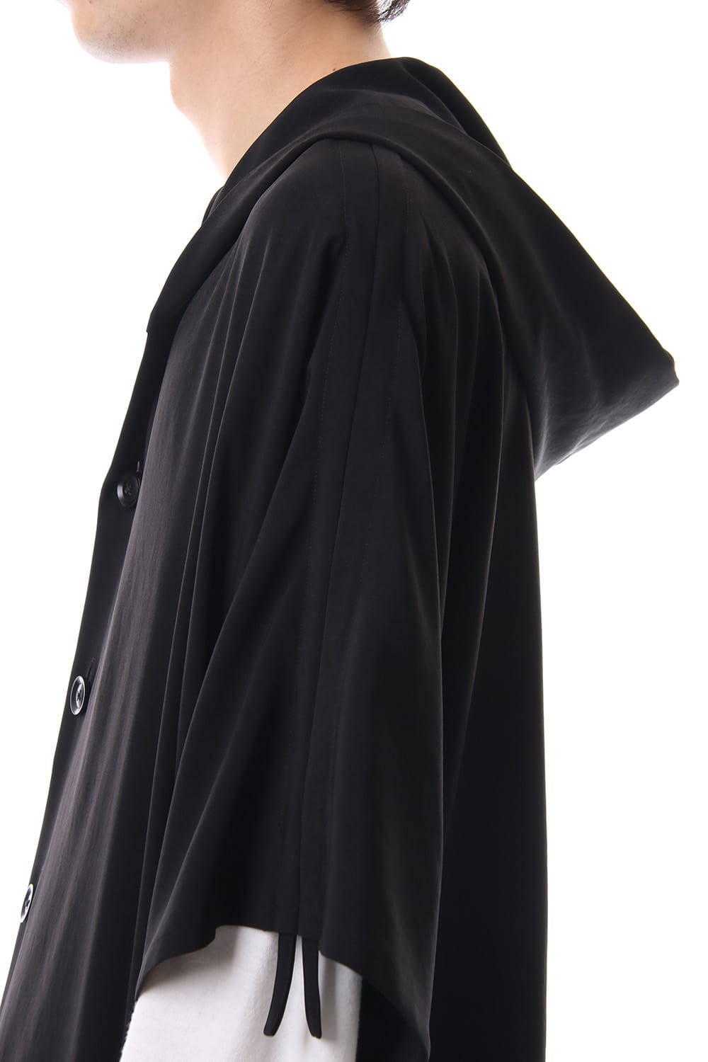 French Sleeve Hoodie Coat