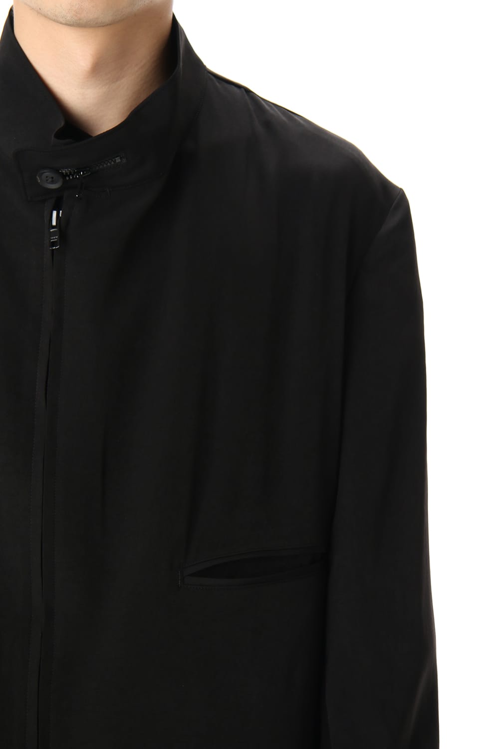 TA/Tuxedo Stand collar Zip jacket