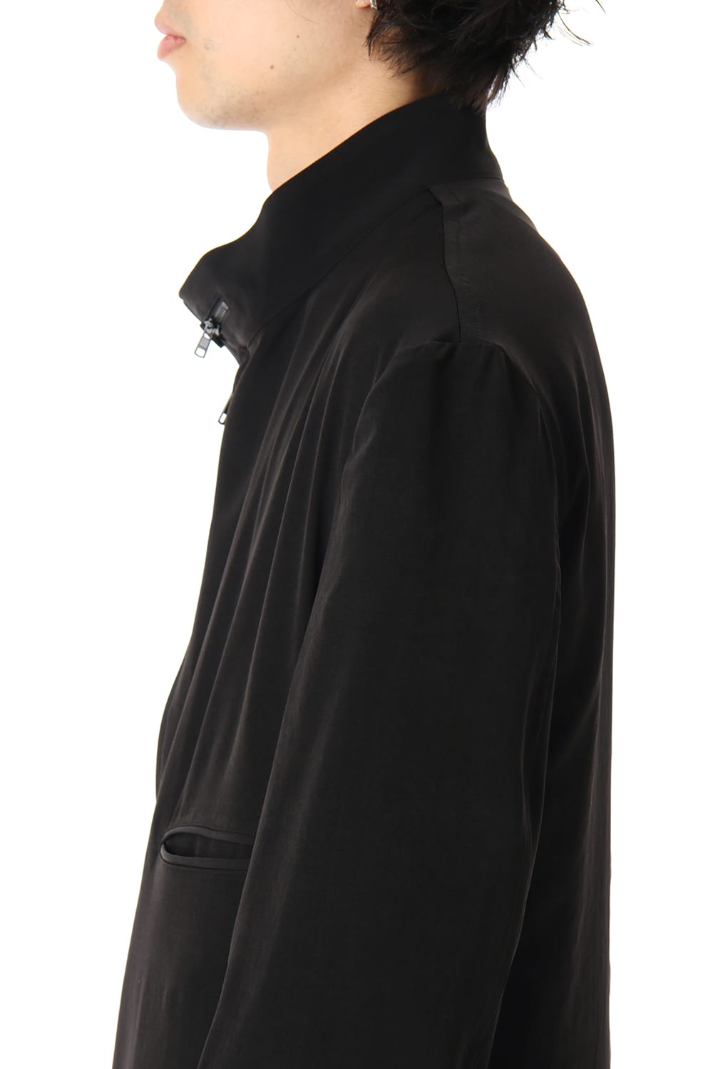 TA/Tuxedo Stand collar Zip jacket