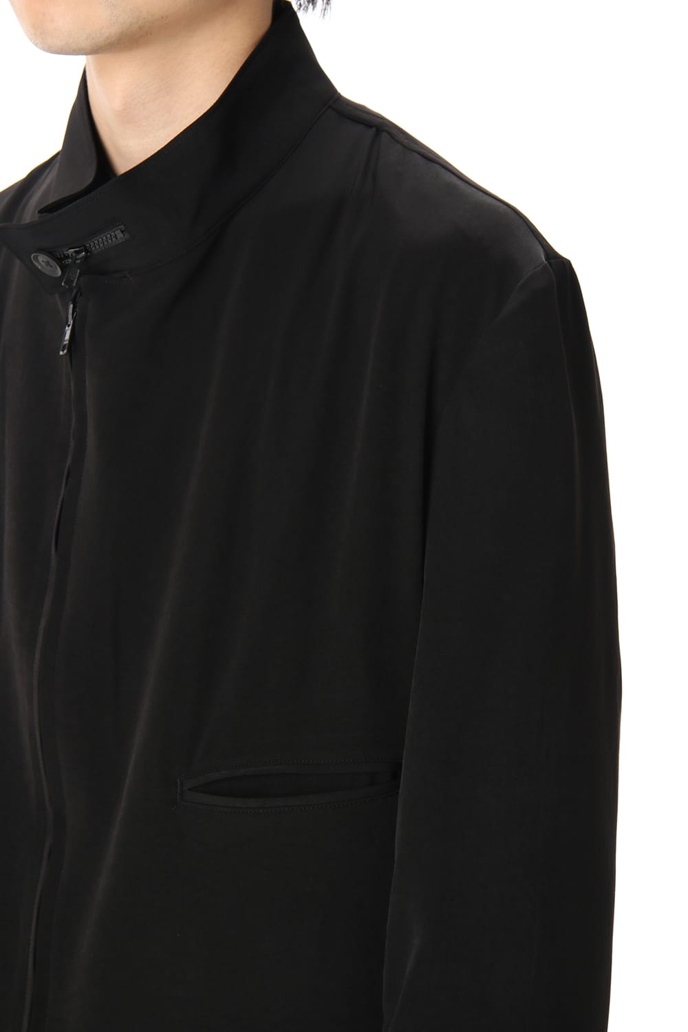 TA/Tuxedo Stand collar Zip jacket