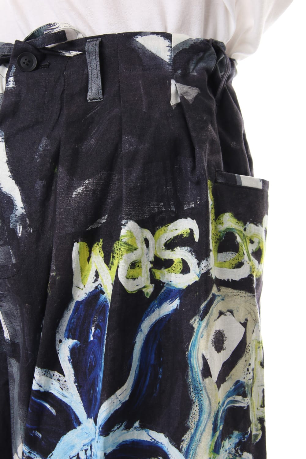 Left front Art Balloon pants 