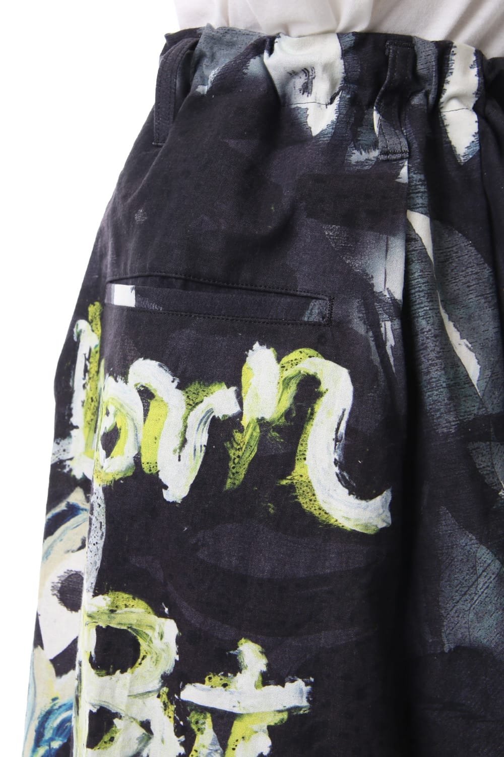 Left front Art Balloon pants 