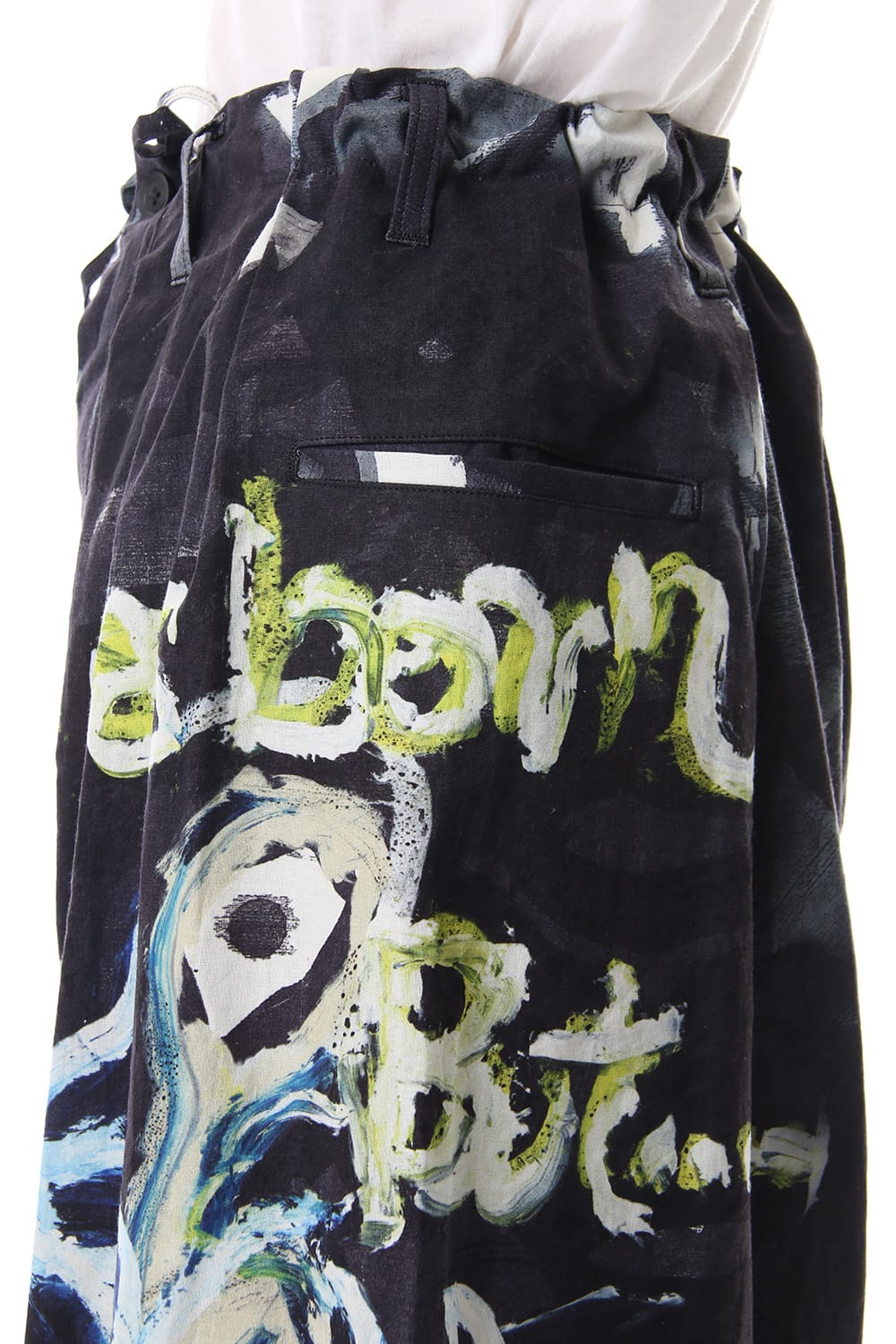 Left front Art Balloon pants 