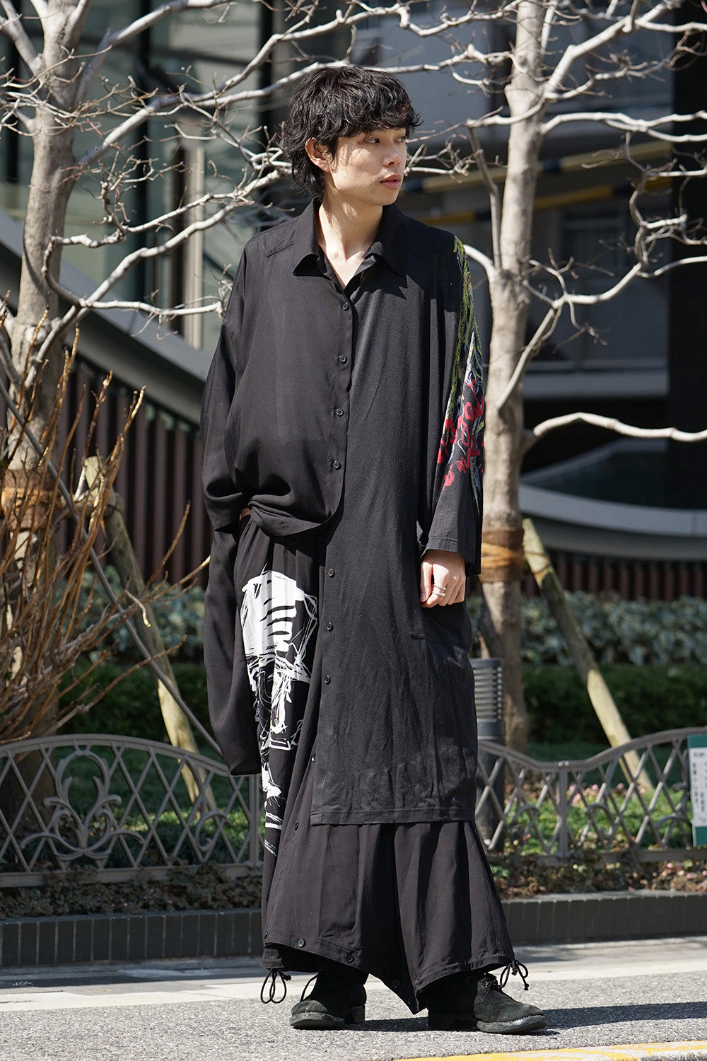 Left face Print Pants