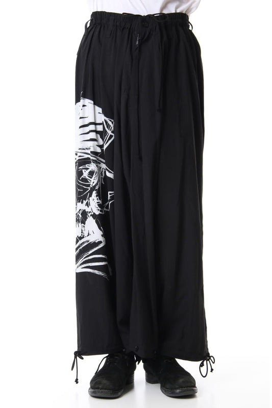 Left face Print Pants