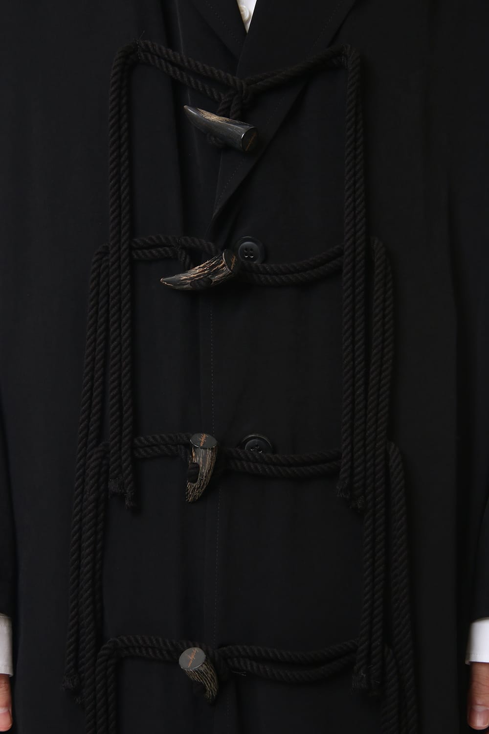 Dechine fabric Side gather Coat