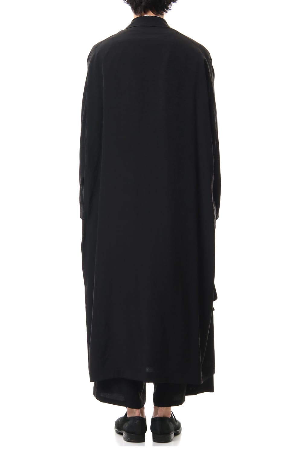 Dechine fabric Side gather Coat