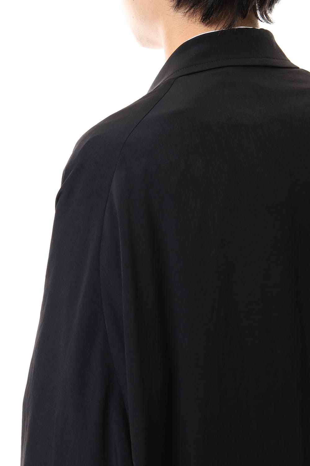 Dechine fabric Side gather Coat