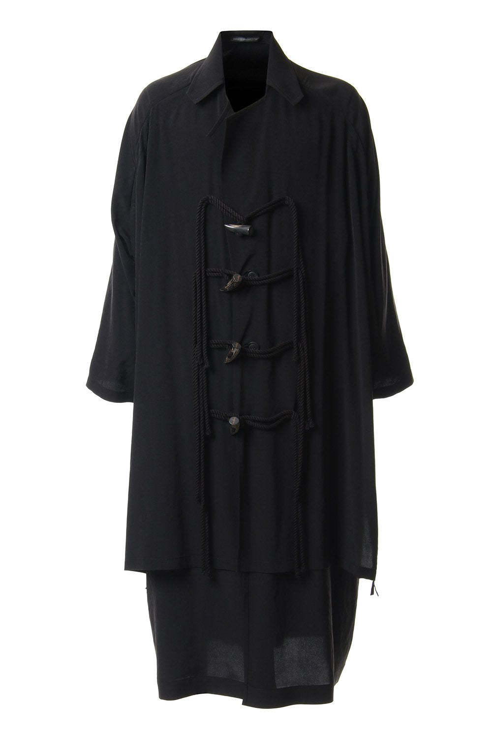 Dechine fabric Side gather Coat