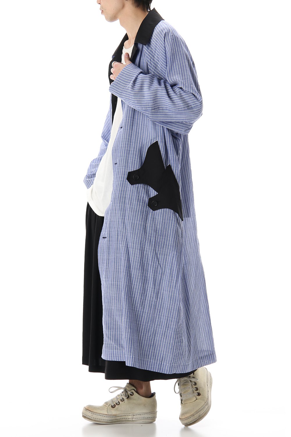 Double pocket Military raglan Coat