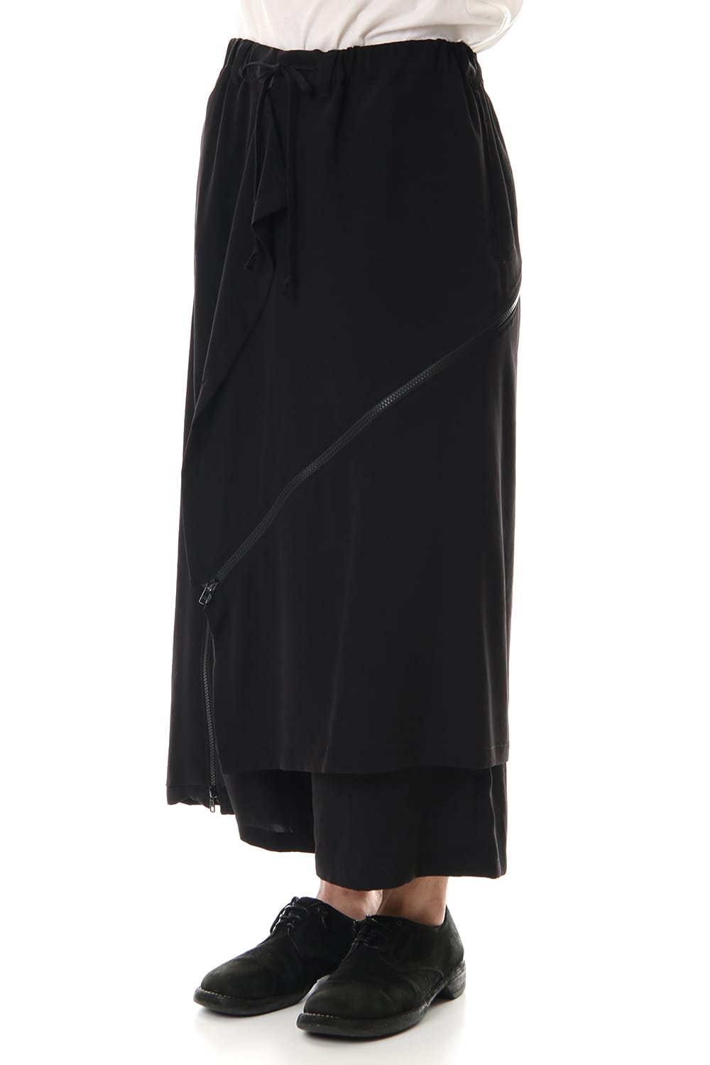 Dechine fabric Double fastener Skirt pants