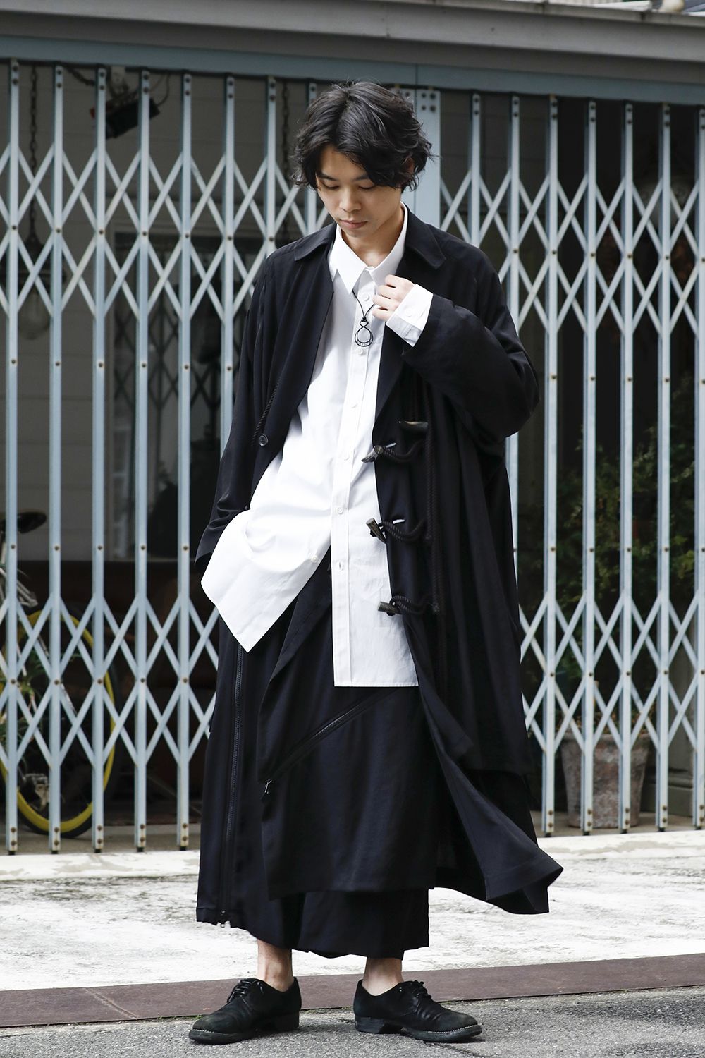 Dechine fabric Double fastener Skirt pants