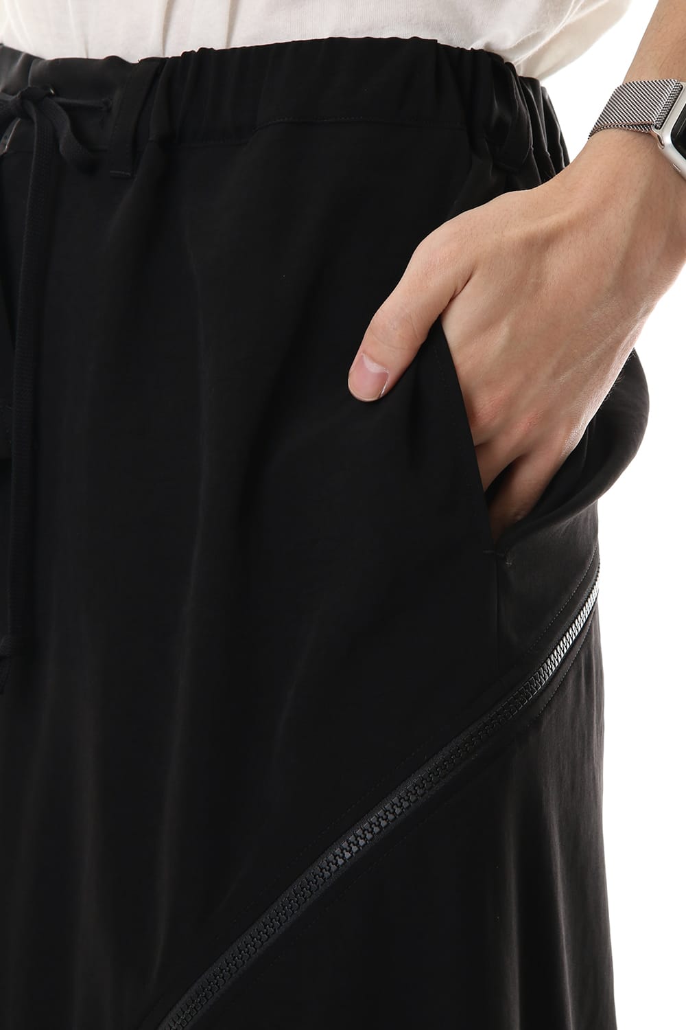 Dechine fabric Double fastener Skirt pants