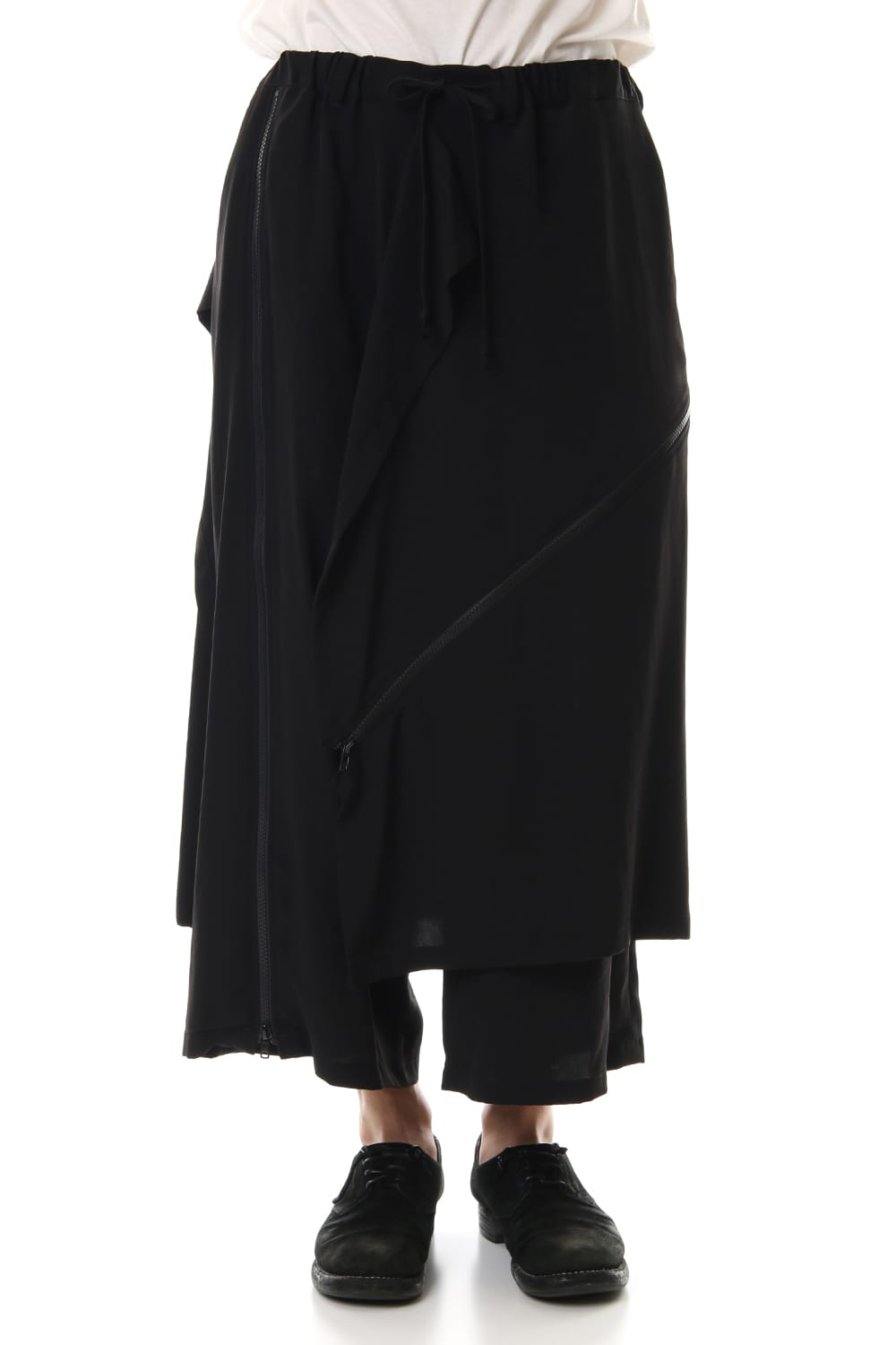Dechine fabric Double fastener Skirt pants