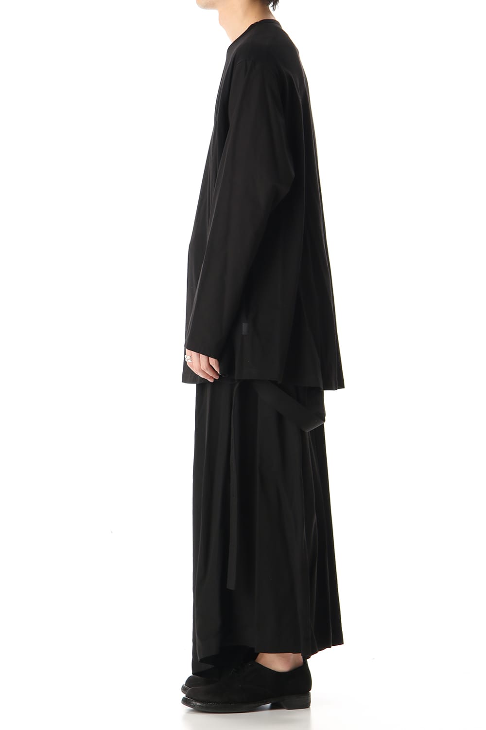 Flared Long sleeve T-shirt Black