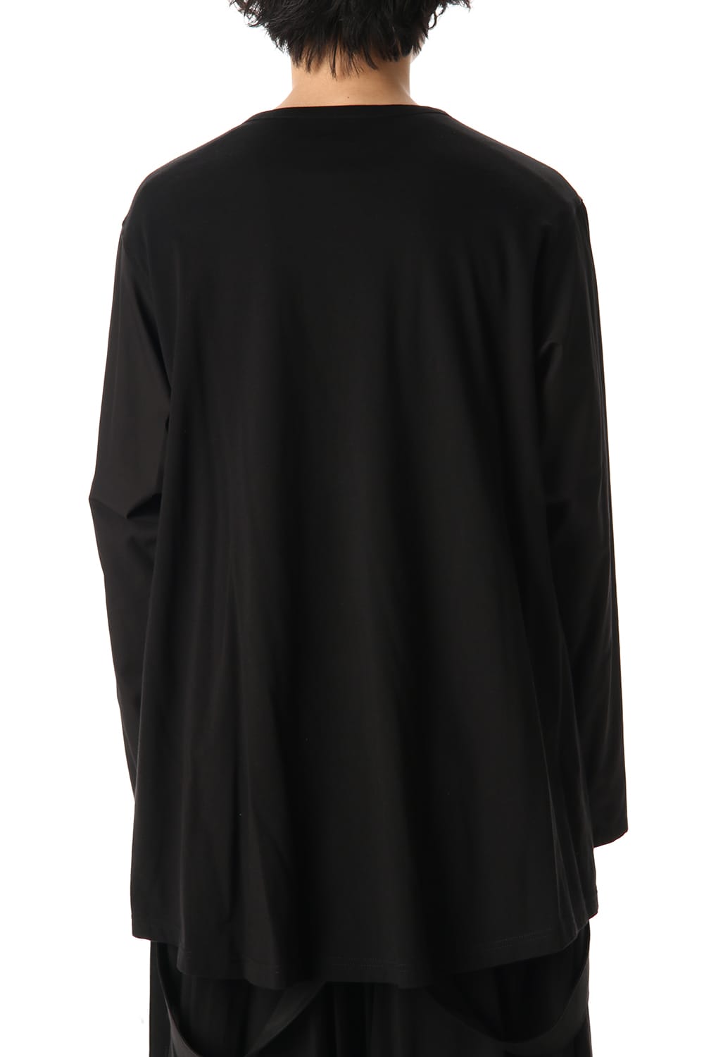 Flared Long sleeve T-shirt Black