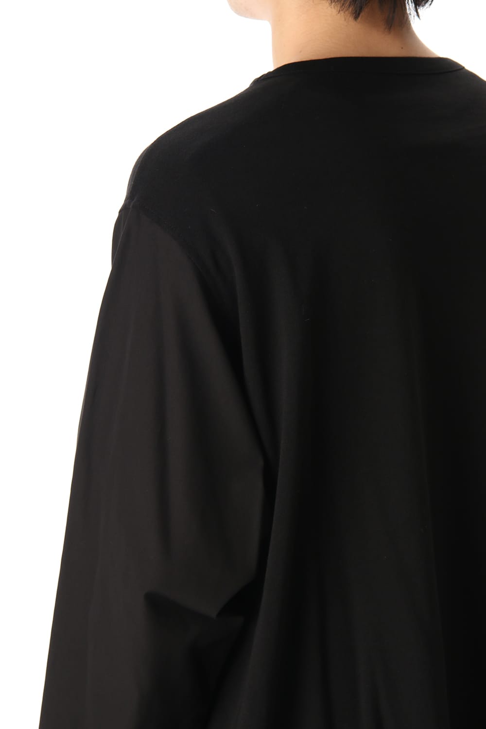 Flared Long sleeve T-shirt Black