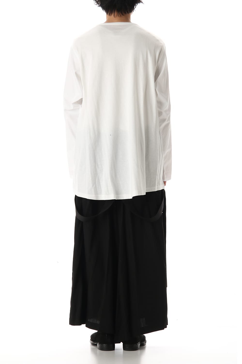 Flared Long sleeve T-shirt White