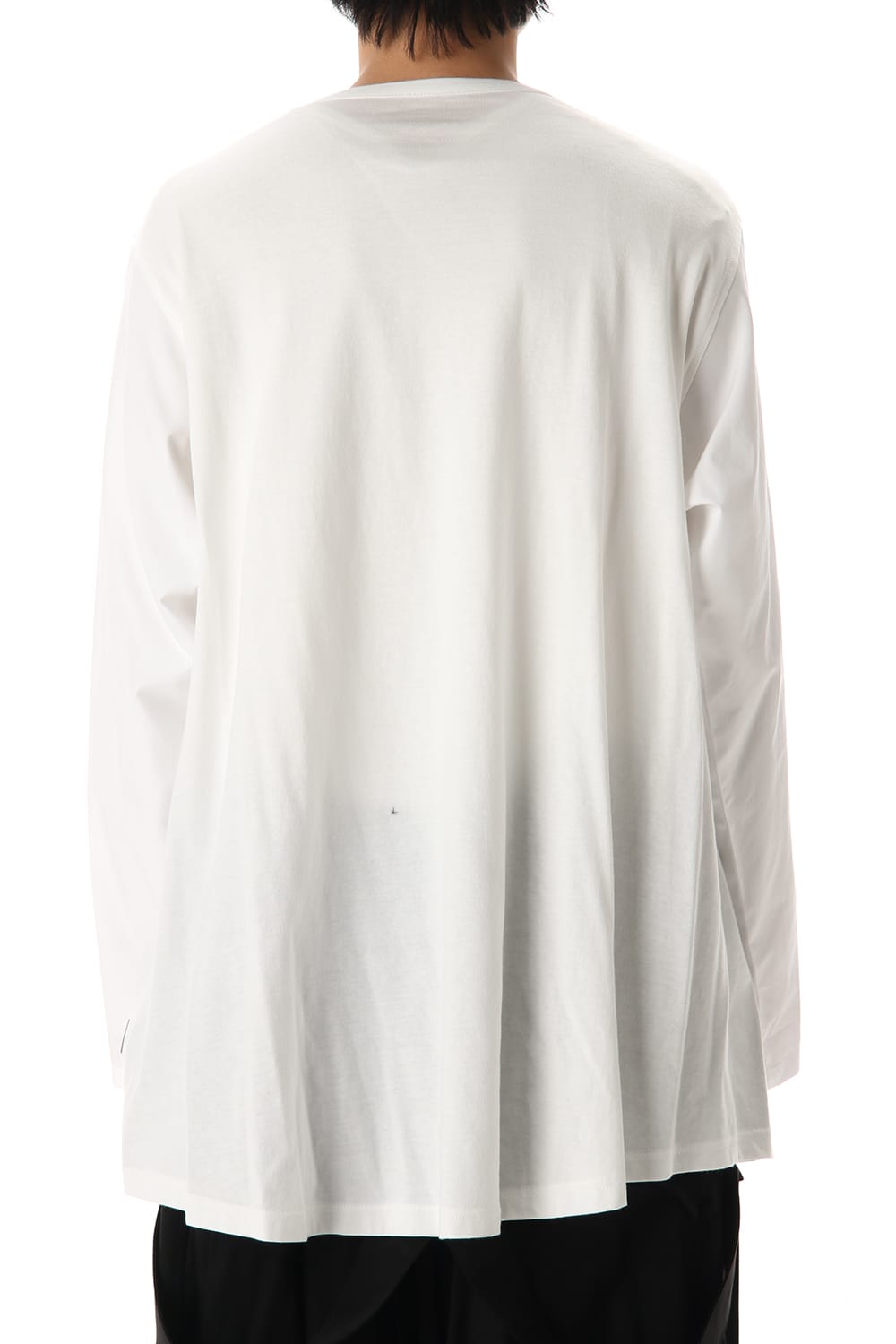Flared Long sleeve T-shirt White