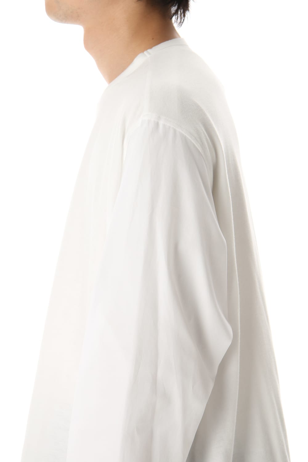 Flared Long sleeve T-shirt White