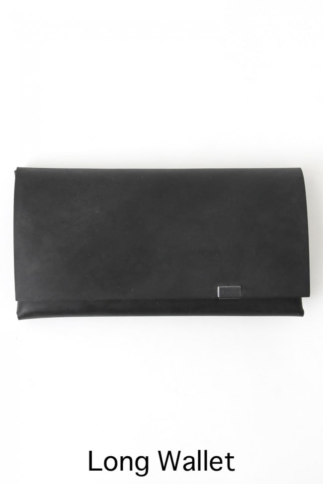 Shosa - No,No,Yes! Long Wallet Oil Nubuck Black