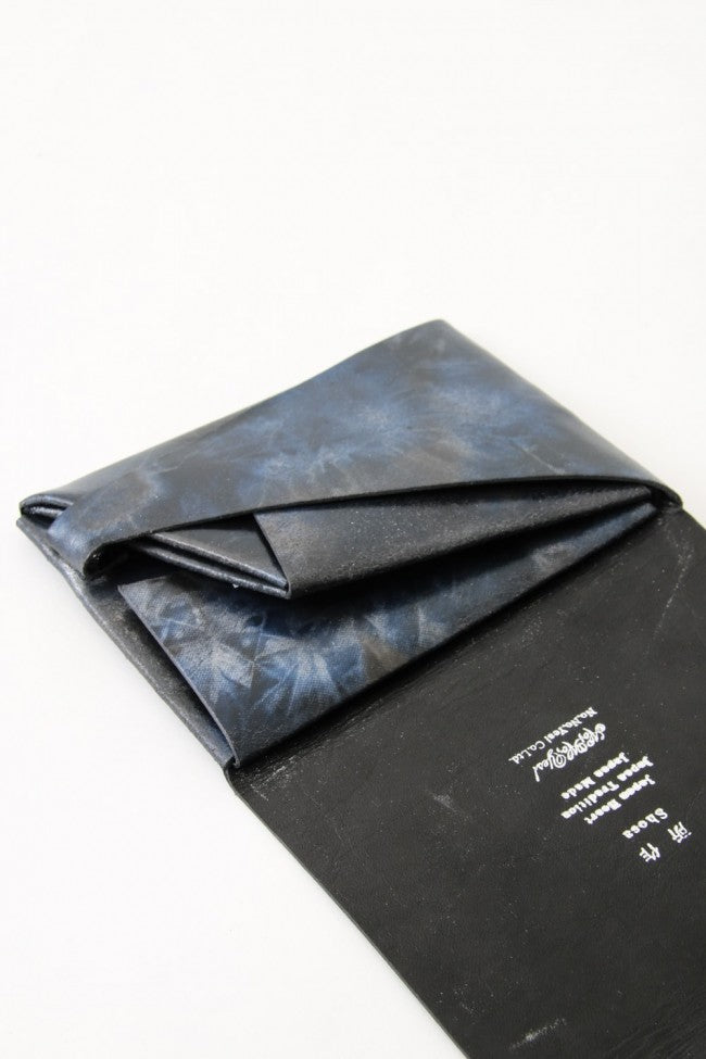 所作 Shosa - No,No,Yes! LIMITED Short Wallet 1.0 (BLUE TIE DYE)