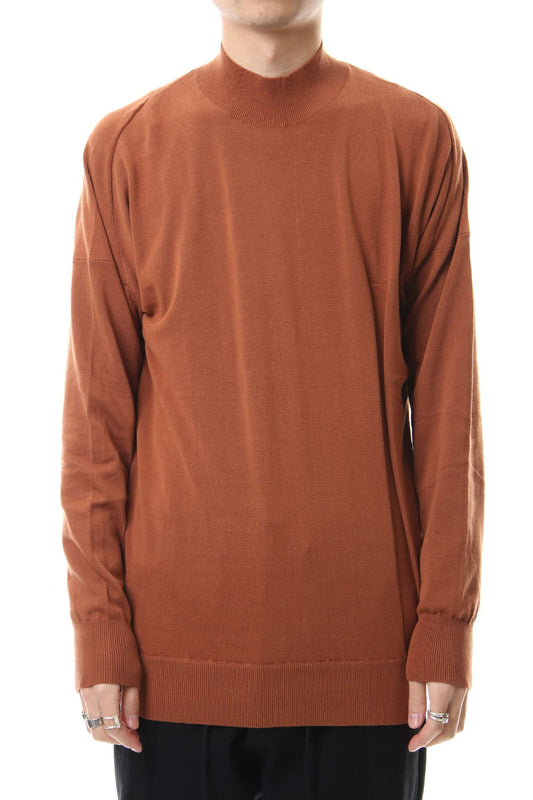 Knit high neck Cotton Hazel