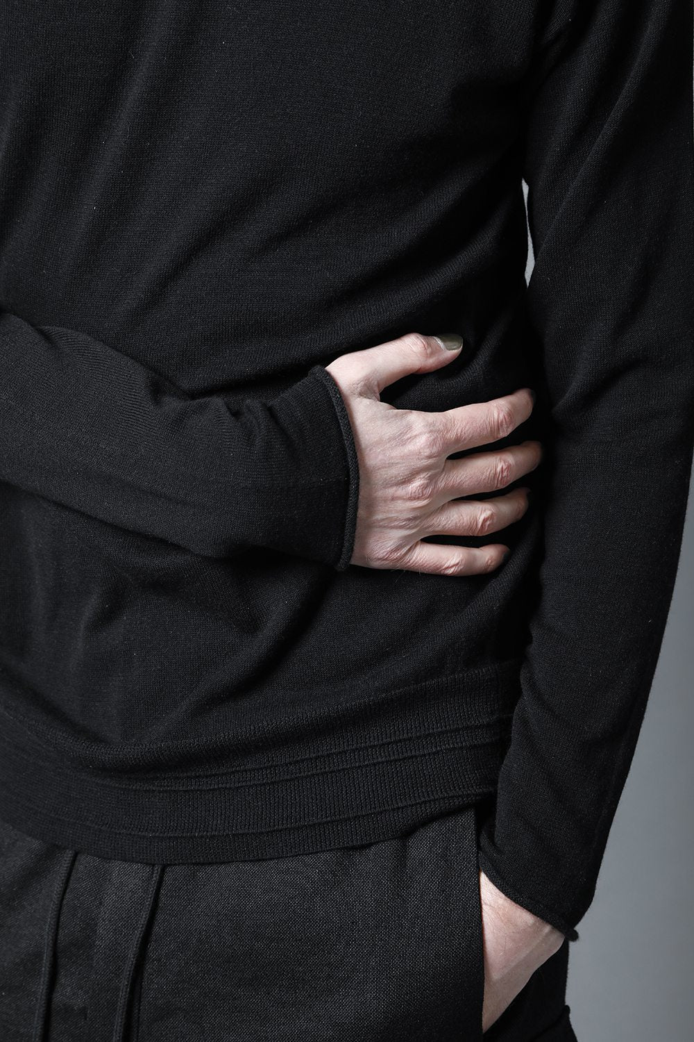 Knit Long sleeve Cashmere / Cotton