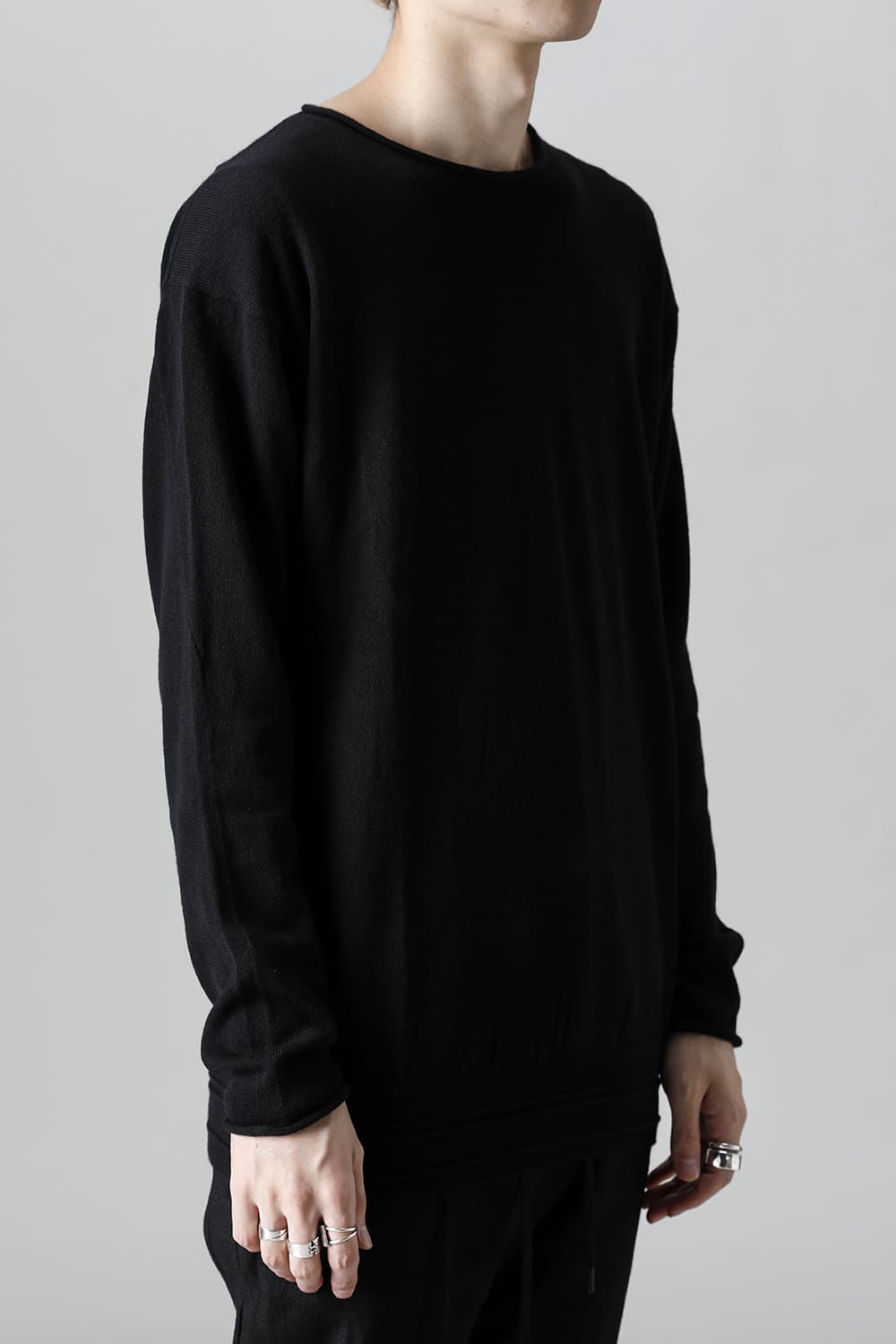 Knit Long sleeve Cashmere / Cotton