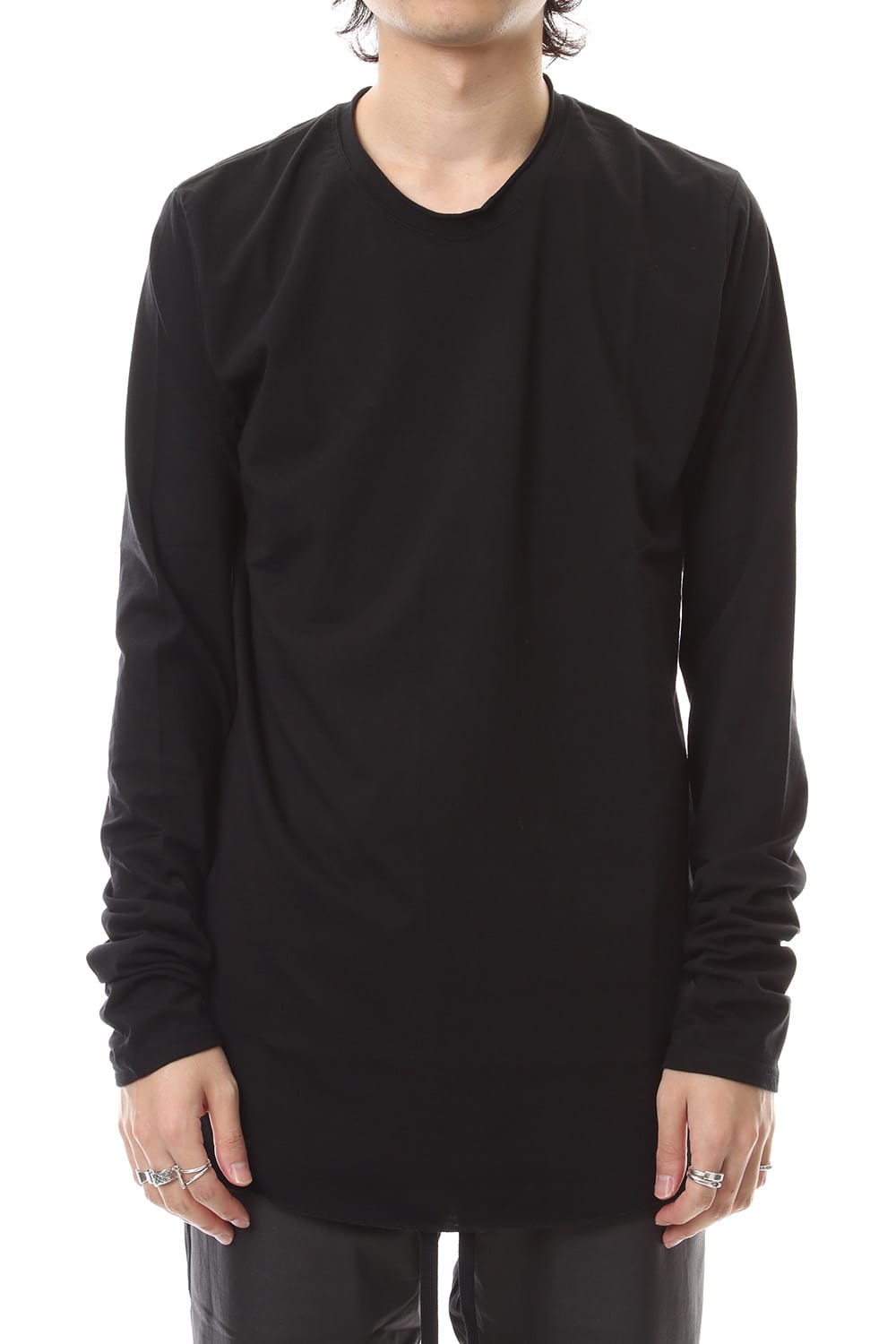 DUDE BACK PRINT L/S T-SHIIRT Black
