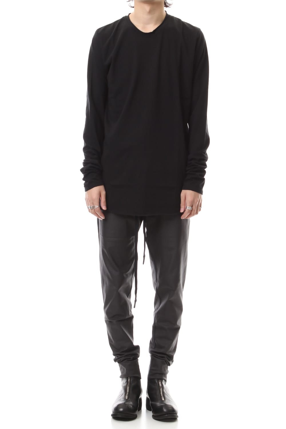 DUDE BACK PRINT L/S T-SHIIRT Black