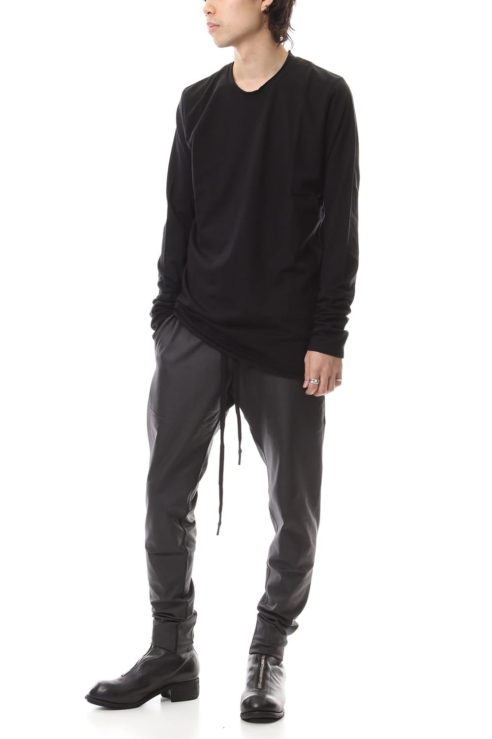 DUDE BACK PRINT L/S T-SHIIRT Black