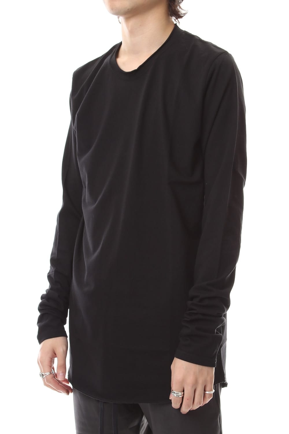 DUDE BACK PRINT L/S T-SHIIRT Black