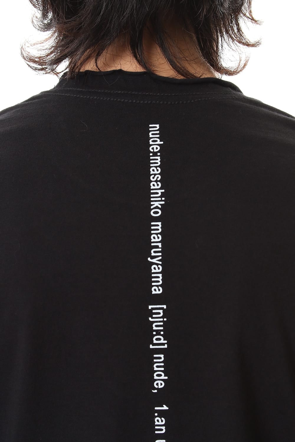 DUDE BACK PRINT L/S T-SHIIRT Black