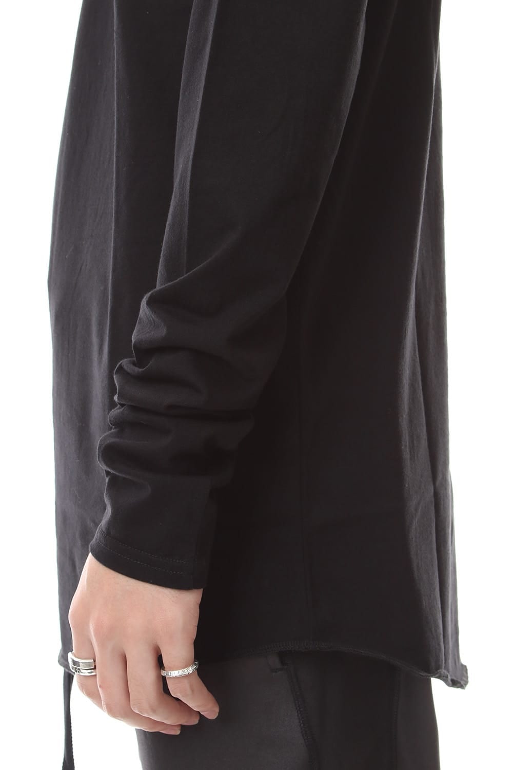 DUDE BACK PRINT L/S T-SHIIRT Black