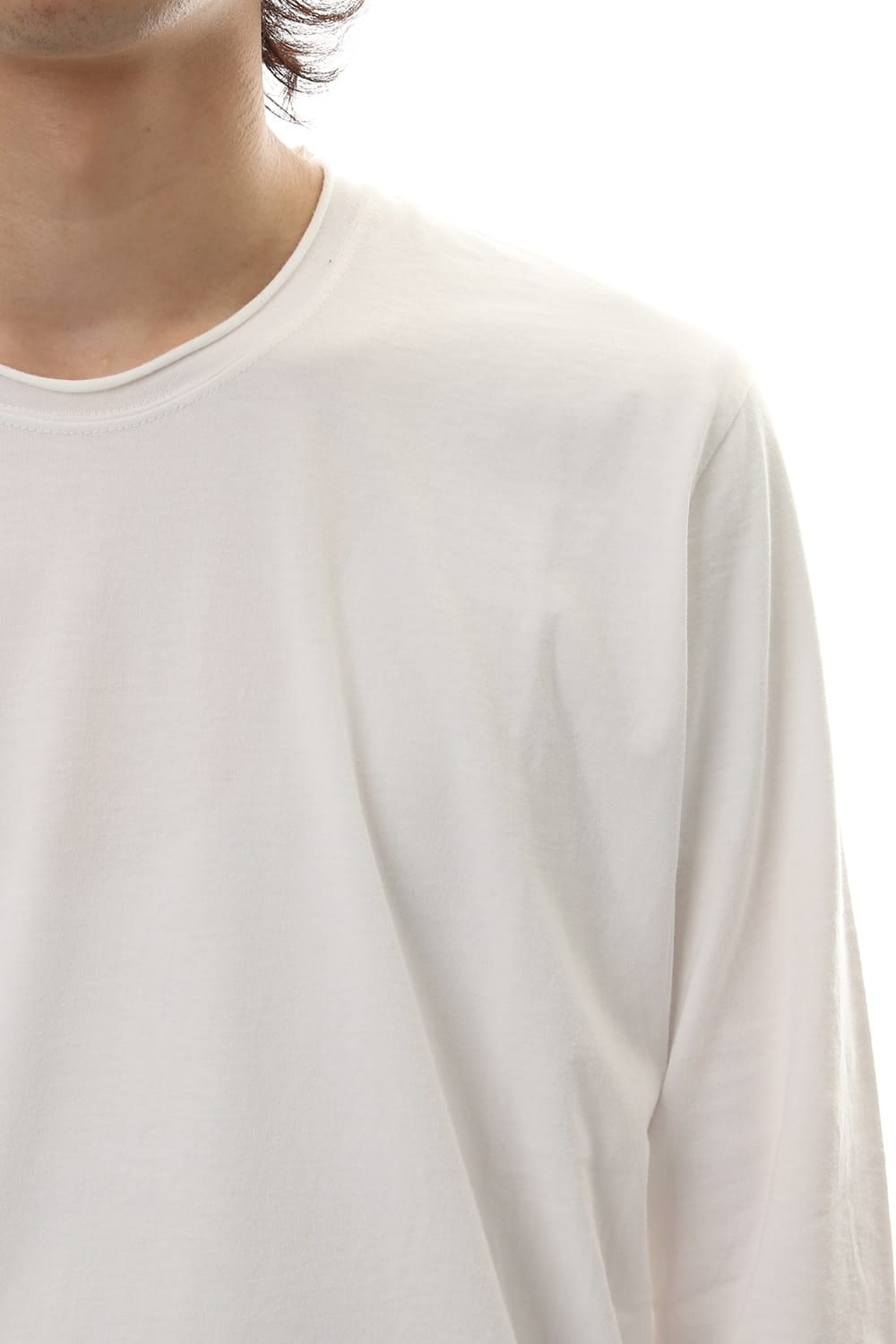 DUDE BACK PRINT L/S T-SHIIRT White