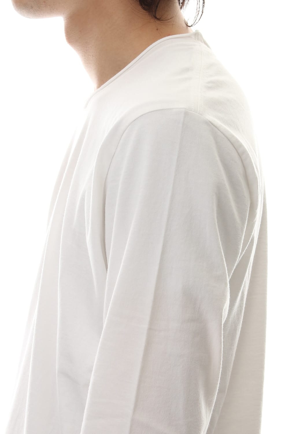 DUDE BACK PRINT L/S T-SHIIRT White