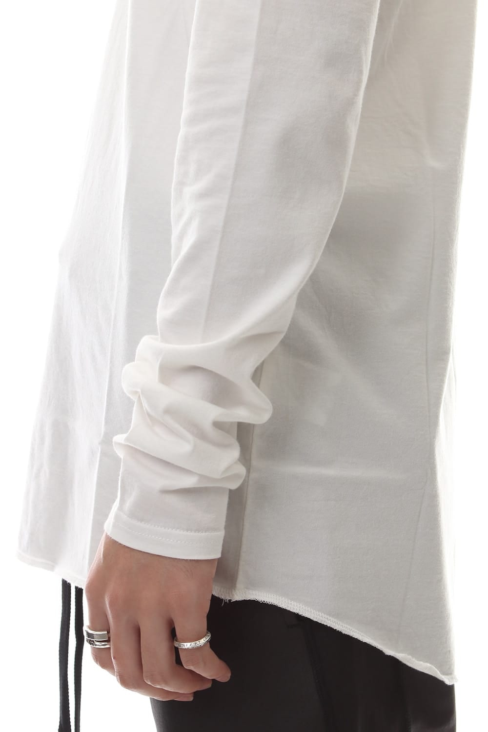 DUDE BACK PRINT L/S T-SHIIRT White