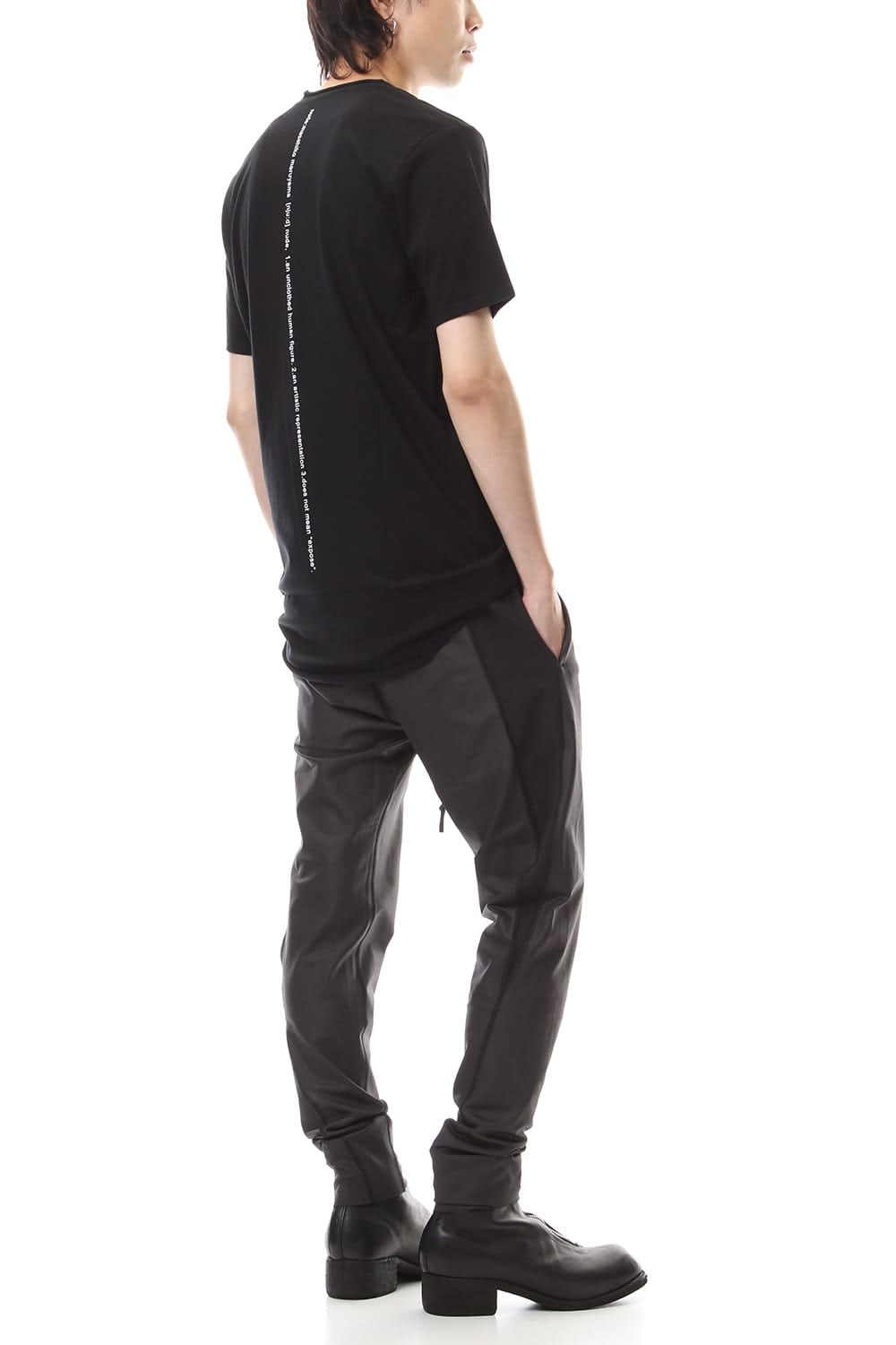 DUDE BACK PRINT S/S T-SHIIRT Black