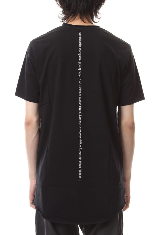 DUDE BACK PRINT S/S T-SHIIRT Black