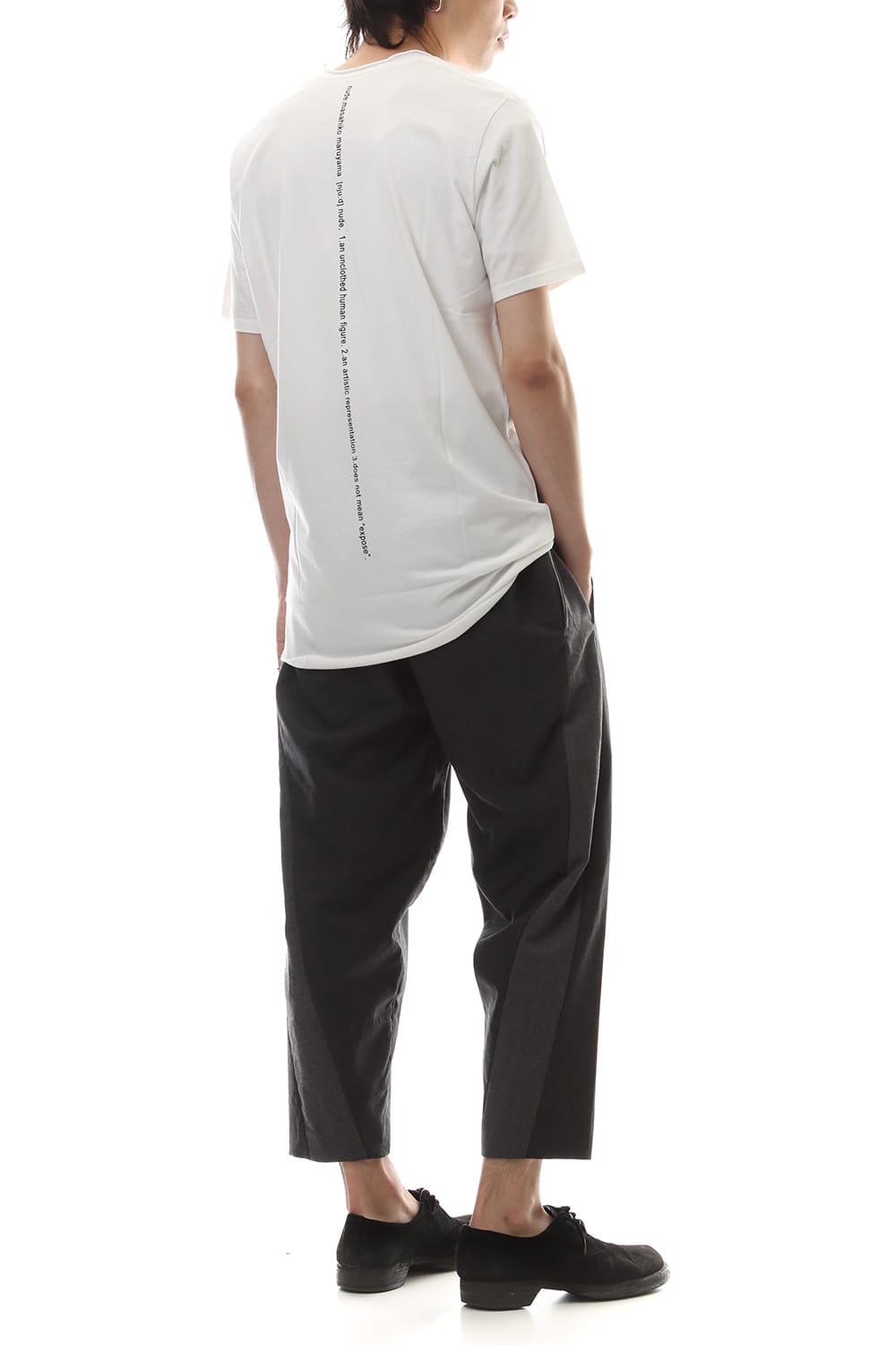 DUDE BACK PRINT S/S T-SHIIRT White