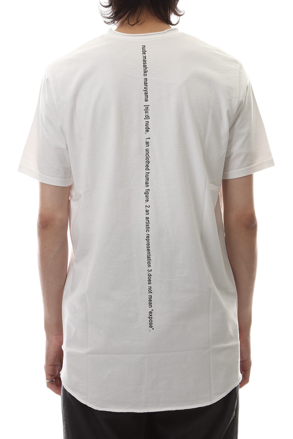 DUDE BACK PRINT S/S T-SHIIRT White