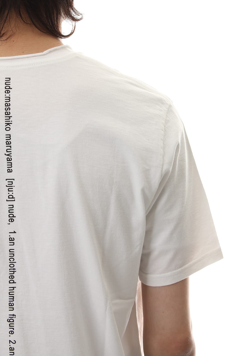 DUDE BACK PRINT S/S T-SHIIRT White