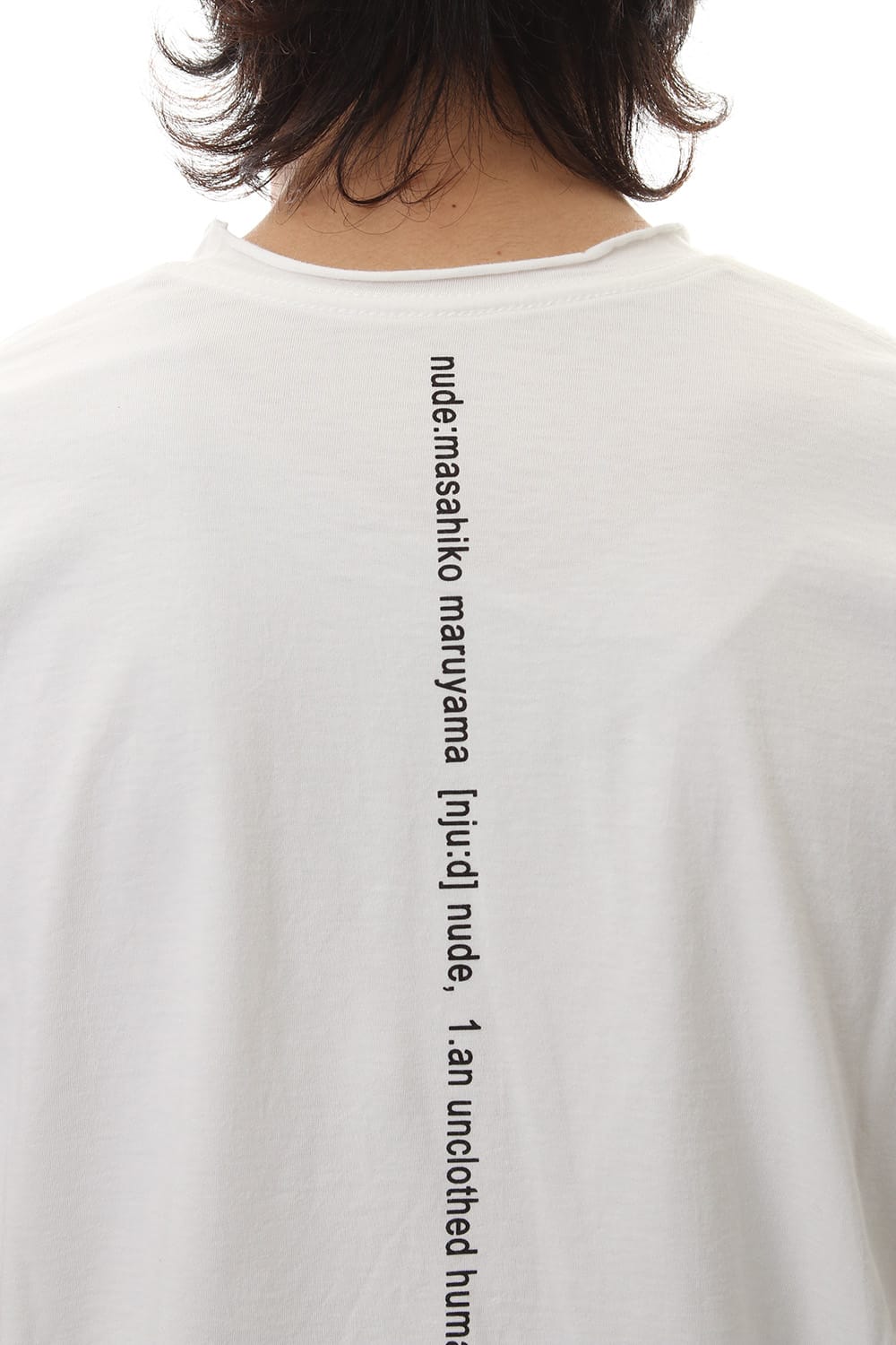 DUDE BACK PRINT S/S T-SHIIRT White