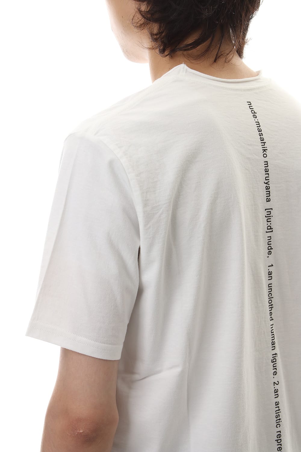 DUDE BACK PRINT S/S T-SHIIRT White