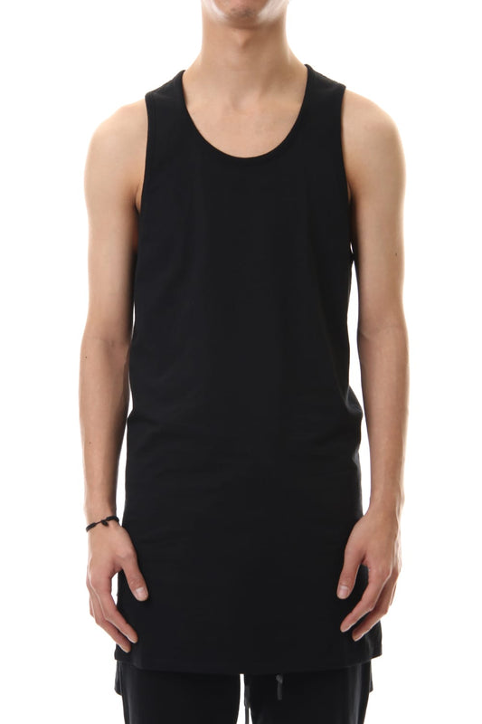 NUDE BACK PRINT TANK TOP Black