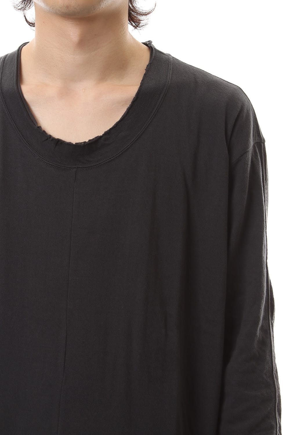 GRADATED GREY BACK PRINT  T-SHIIRT