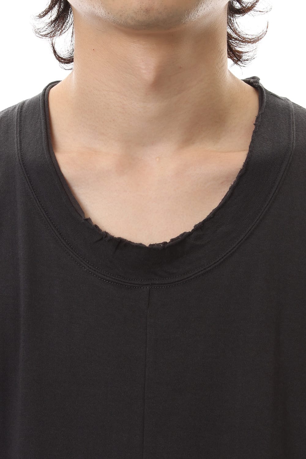 GRADATED GREY BACK PRINT  T-SHIIRT